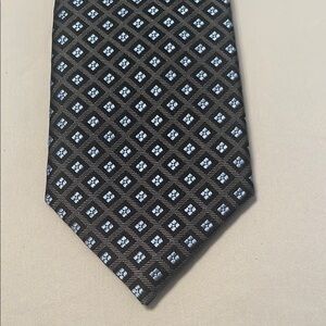 Izod charcoal and navy men’s silk tie